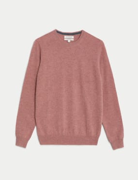 Mens pink cashmere best sale jumper