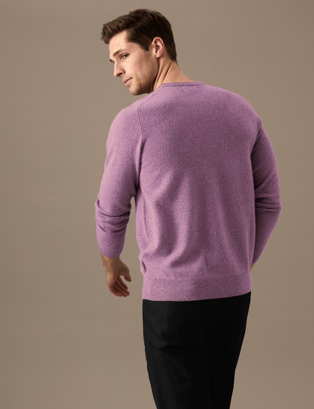 Pure Cashmere Crew Neck Jumper image 3