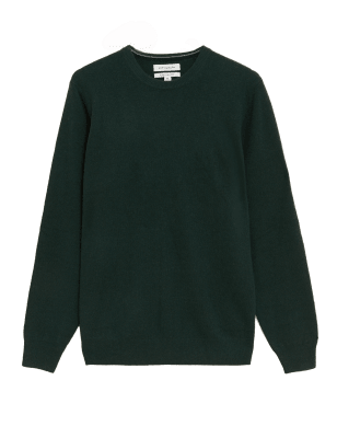 

Autograph Jersey 100% cashmere con cuello redondoMens - Dark Green, Dark Green