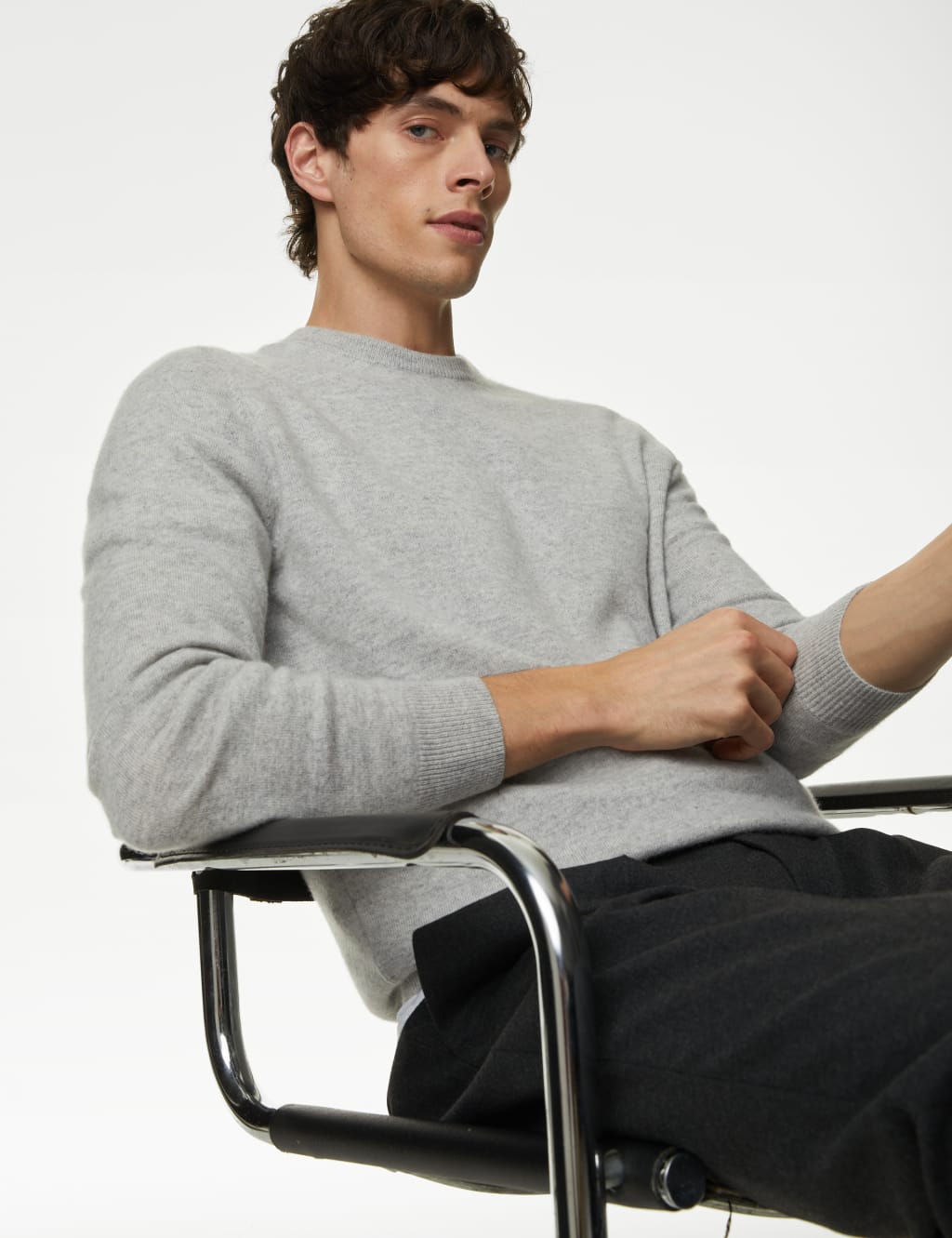 Pure Cashmere Crew Neck Jumper