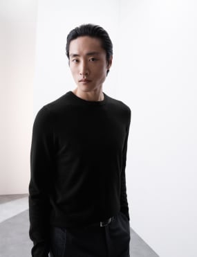 Marks and spencer online black cashmere jumper
