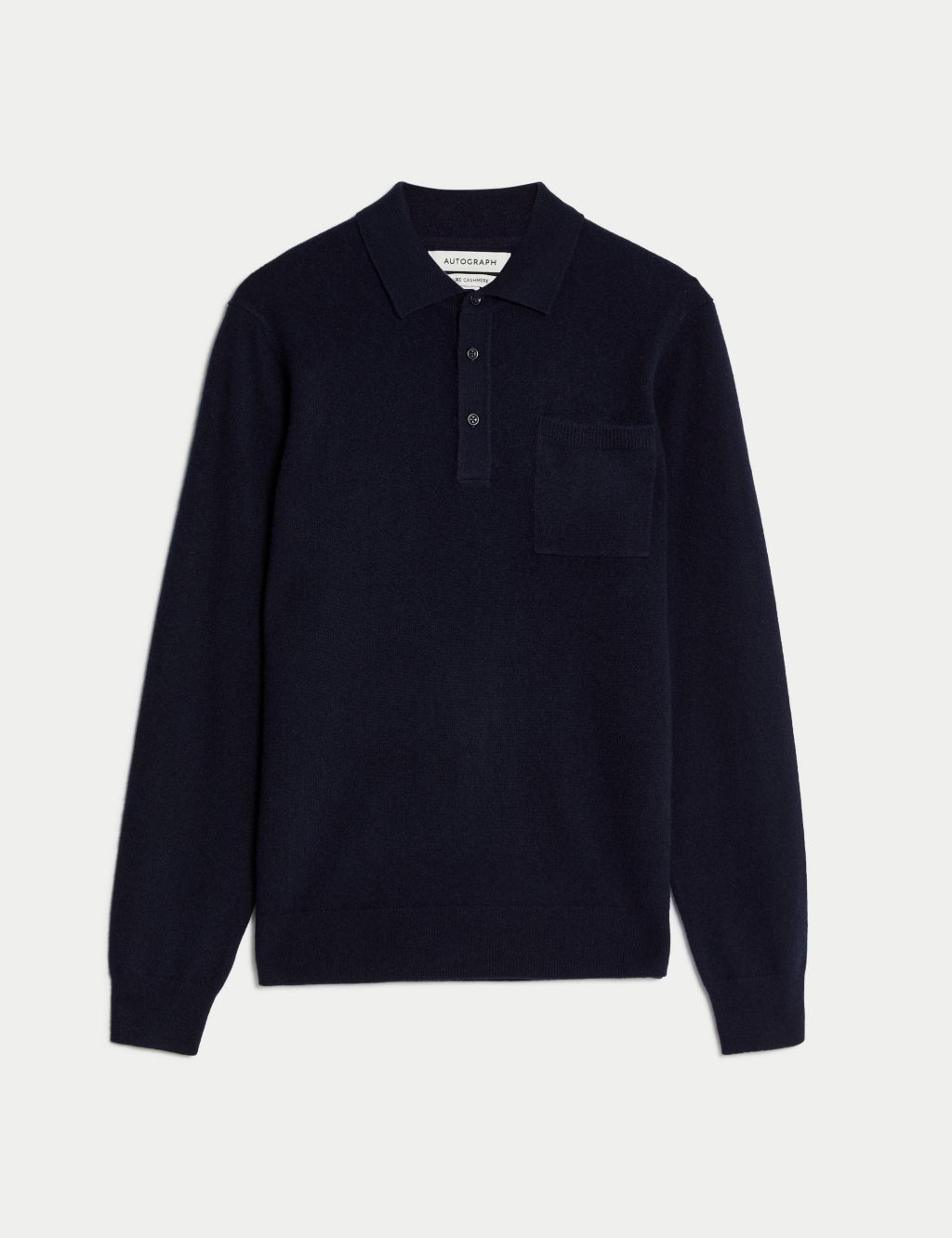 Pure Cashmere Knitted Polo Shirt image 2