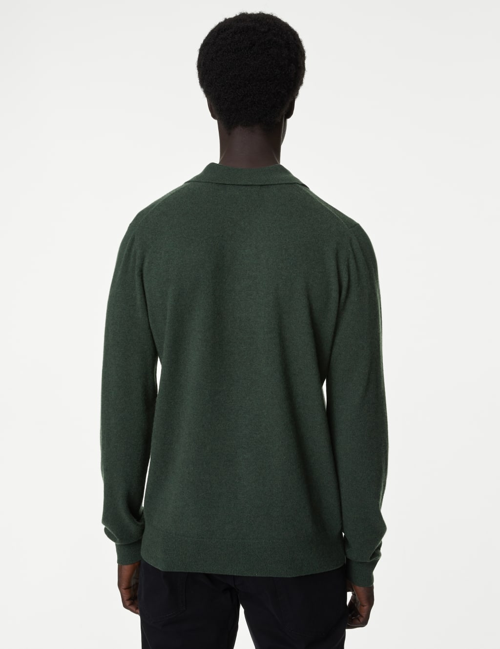 Pure Cashmere Knitted Polo Shirt image 5
