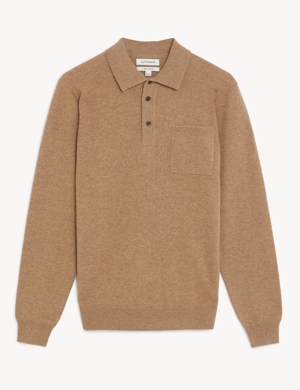 Pure Cashmere Knitted Polo Shirt image 2