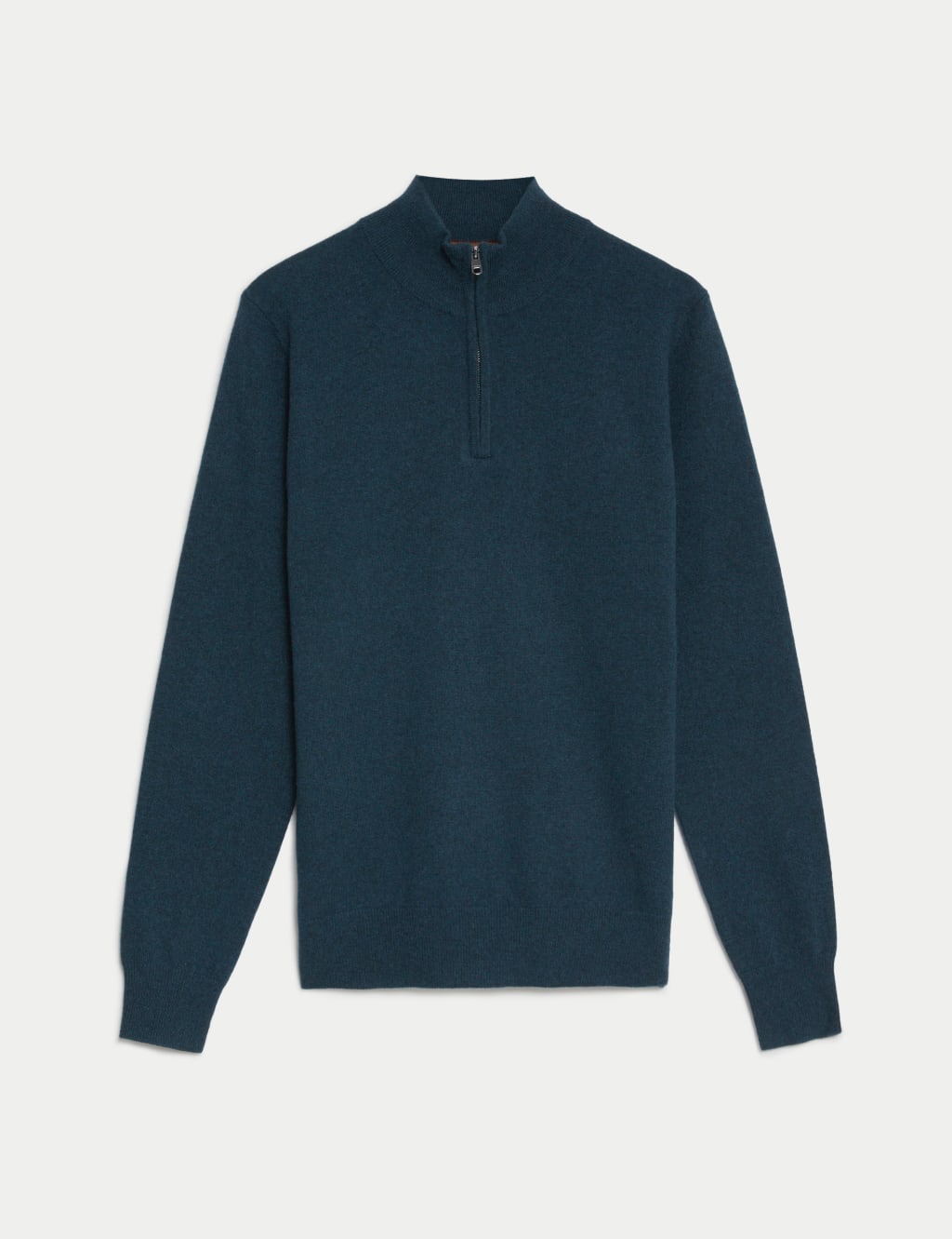 Pure Cashmere Half Zip Jumper image 1