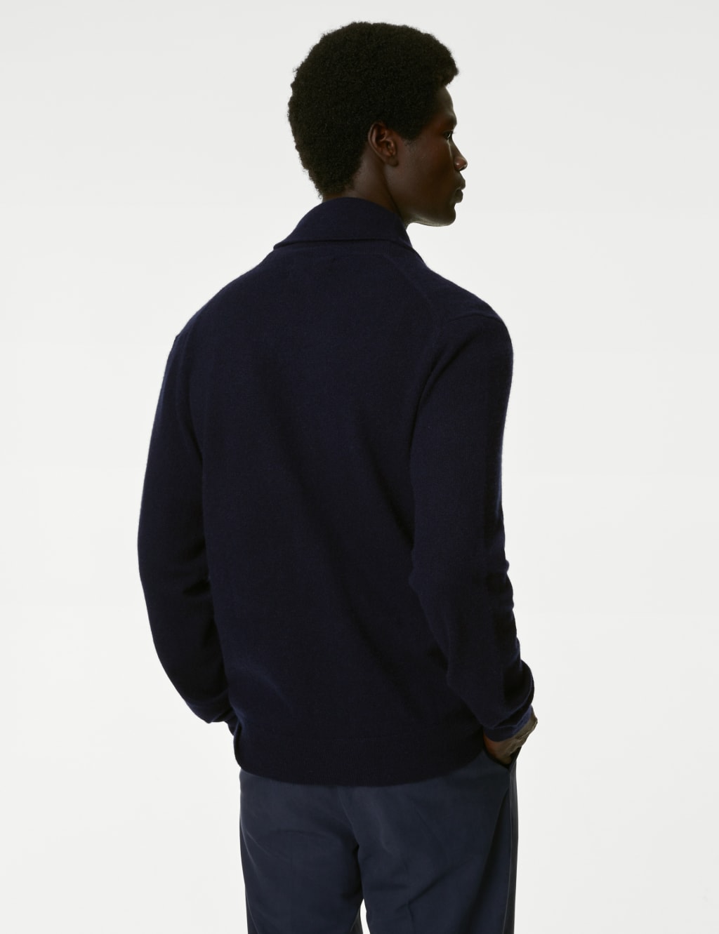 Pure Cashmere Shawl Collar Cardigan image 5