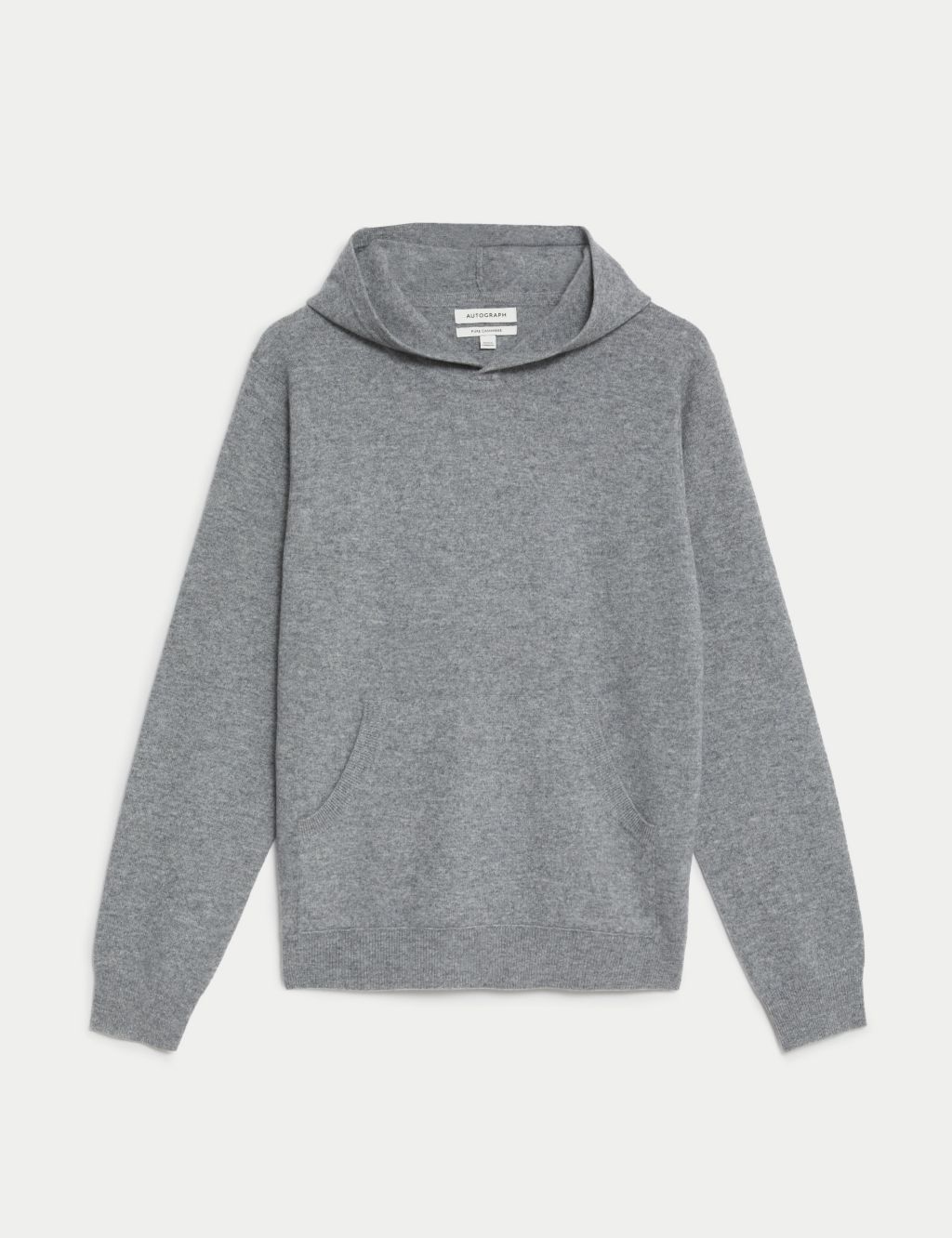 Pure Cashmere Knitted Hoodie image 1