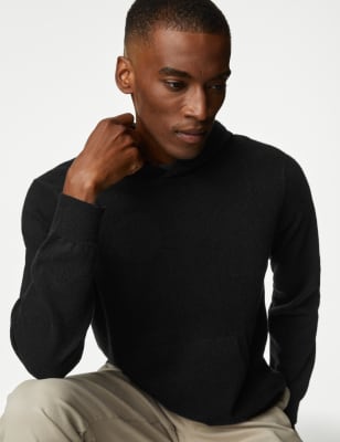 Black turtleneck cheap hoodie