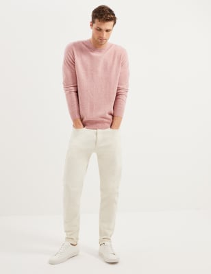 

Autograph Jersey 100% cashmere con cuello redondoMens - Light Pink, Light Pink