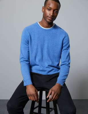 Mens Cashmere, Jumpers & Socks | Knitwear For Men | M&S