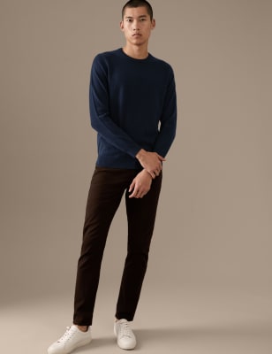 

Mens Autograph Pure Cashmere Crew Neck Jumper - Midnight Navy, Midnight Navy