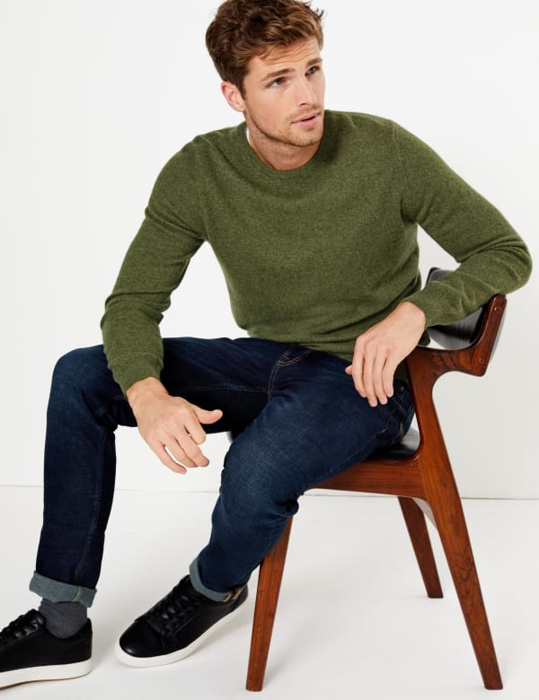 Pure Cashmere Crew Neck Jumper