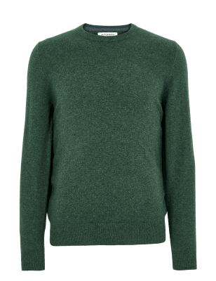 

Mens Autograph Pure Cashmere Crew Neck Jumper - Green, Green