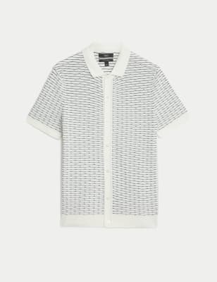 Cotton Rich Knitted Polo Shirt