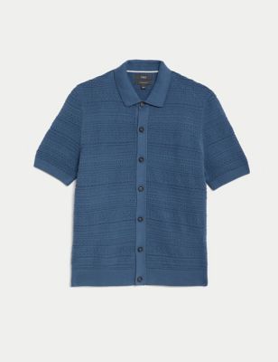 Blue Short Sleeve Shirts