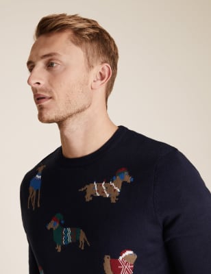 Mens dachshund hot sale christmas jumper