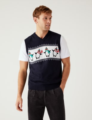 V neck xmas on sale jumper