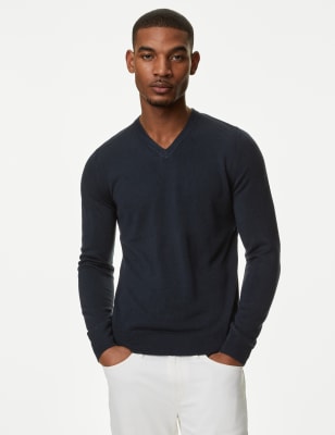 Marks and spencer v neck clearance jumper