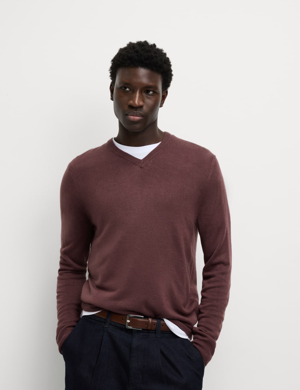 Cashmilon™ V-Neck Jumper image 4