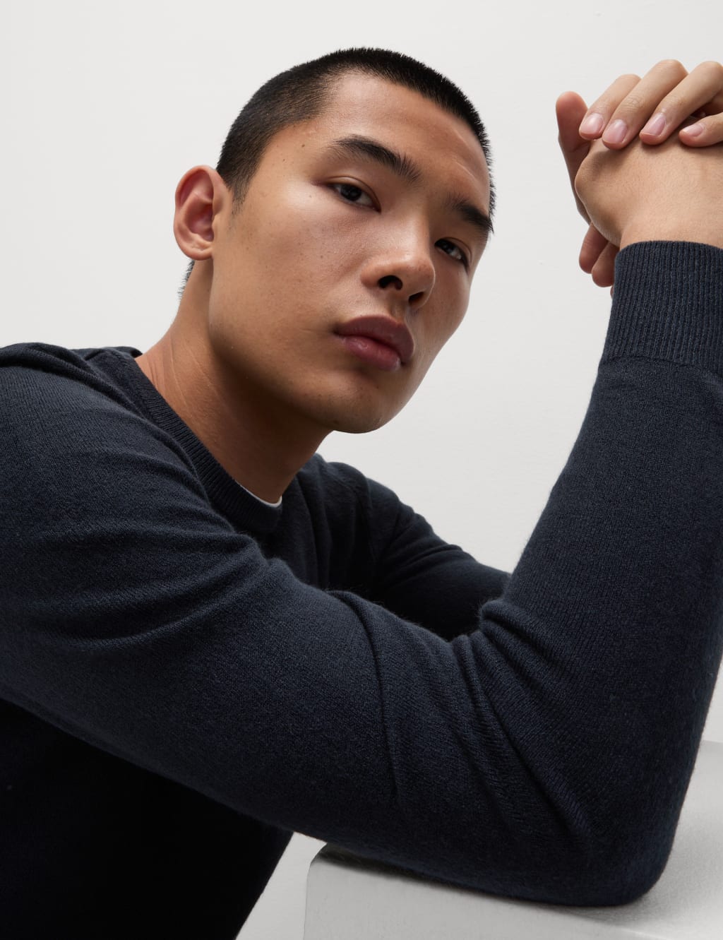 Blue new arrivals crew neck