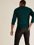 Recycled Super Soft Cable Crew Neck Jumper