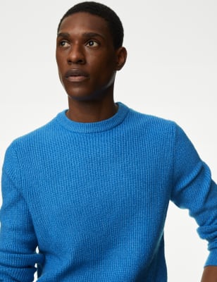 

Mens M&S Collection Supersoft Crew Neck Jumper - Ocean, Ocean