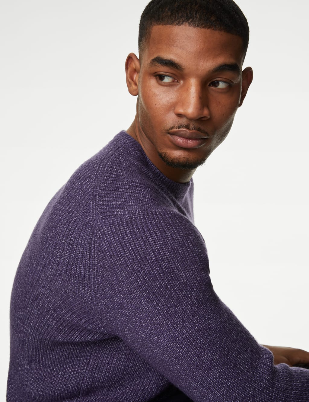 Purple Jumpers Cardigans M S
