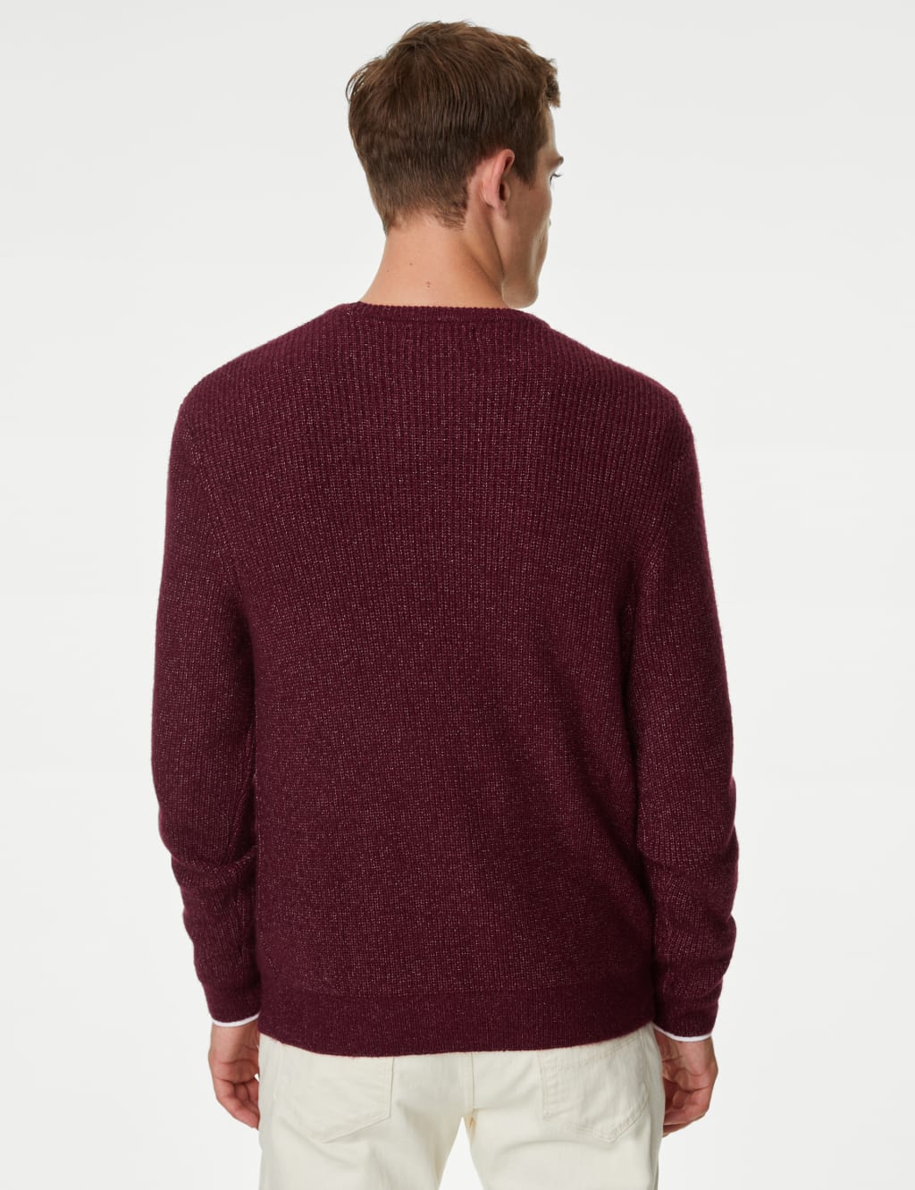 Supersoft Chunky Cable Crew Neck Jumper image 5