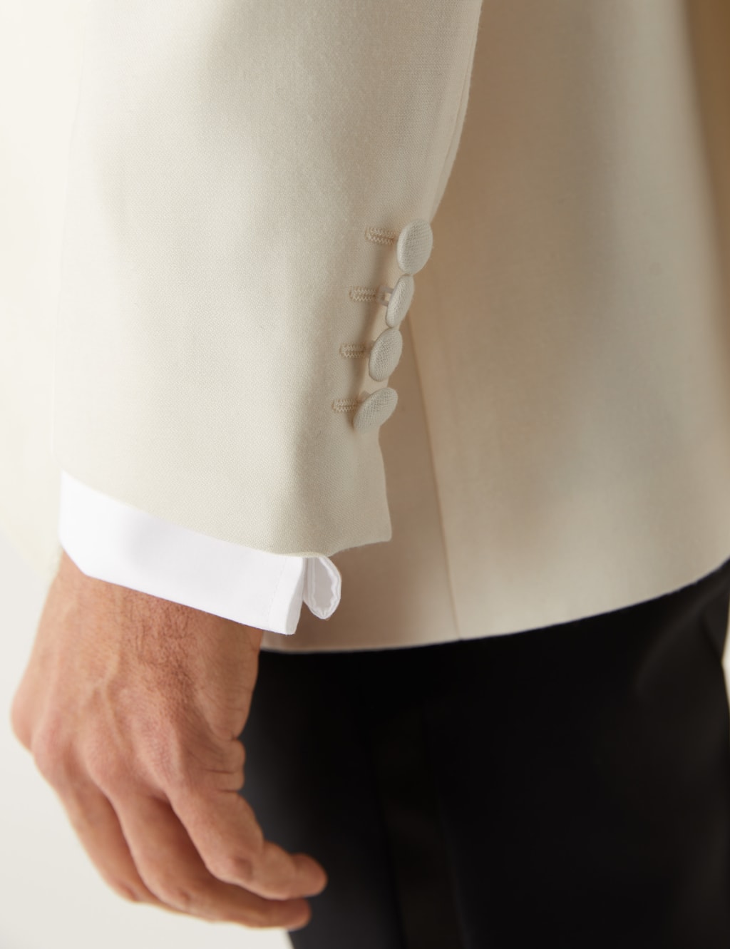 Tailored Fit Wool Rich Tuxedo Jacket image 4