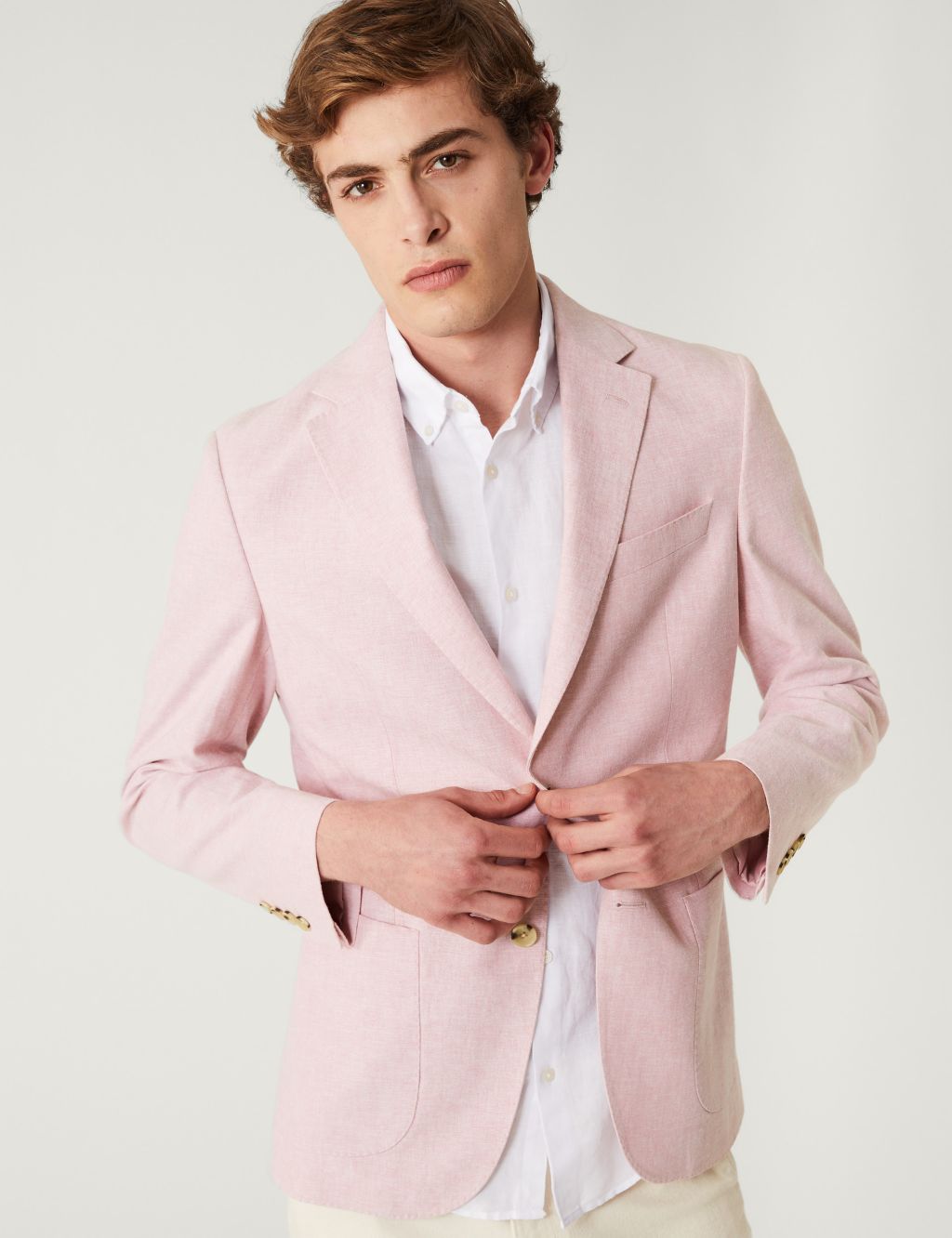 Linen Rich Textured Jacket image 2