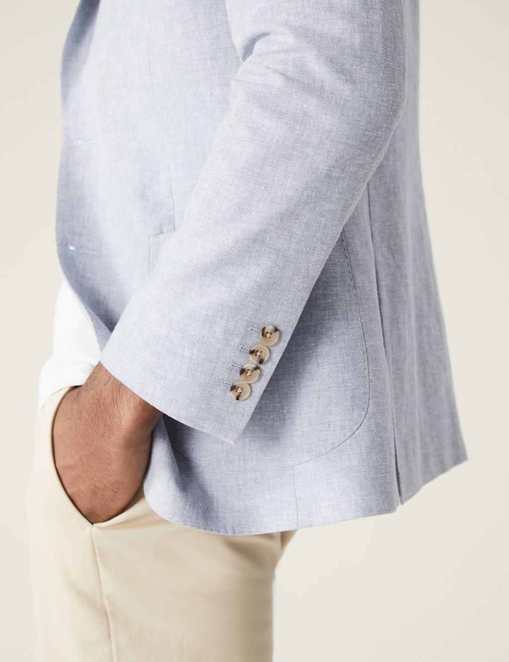 Linen Rich Textured Jacket image 2