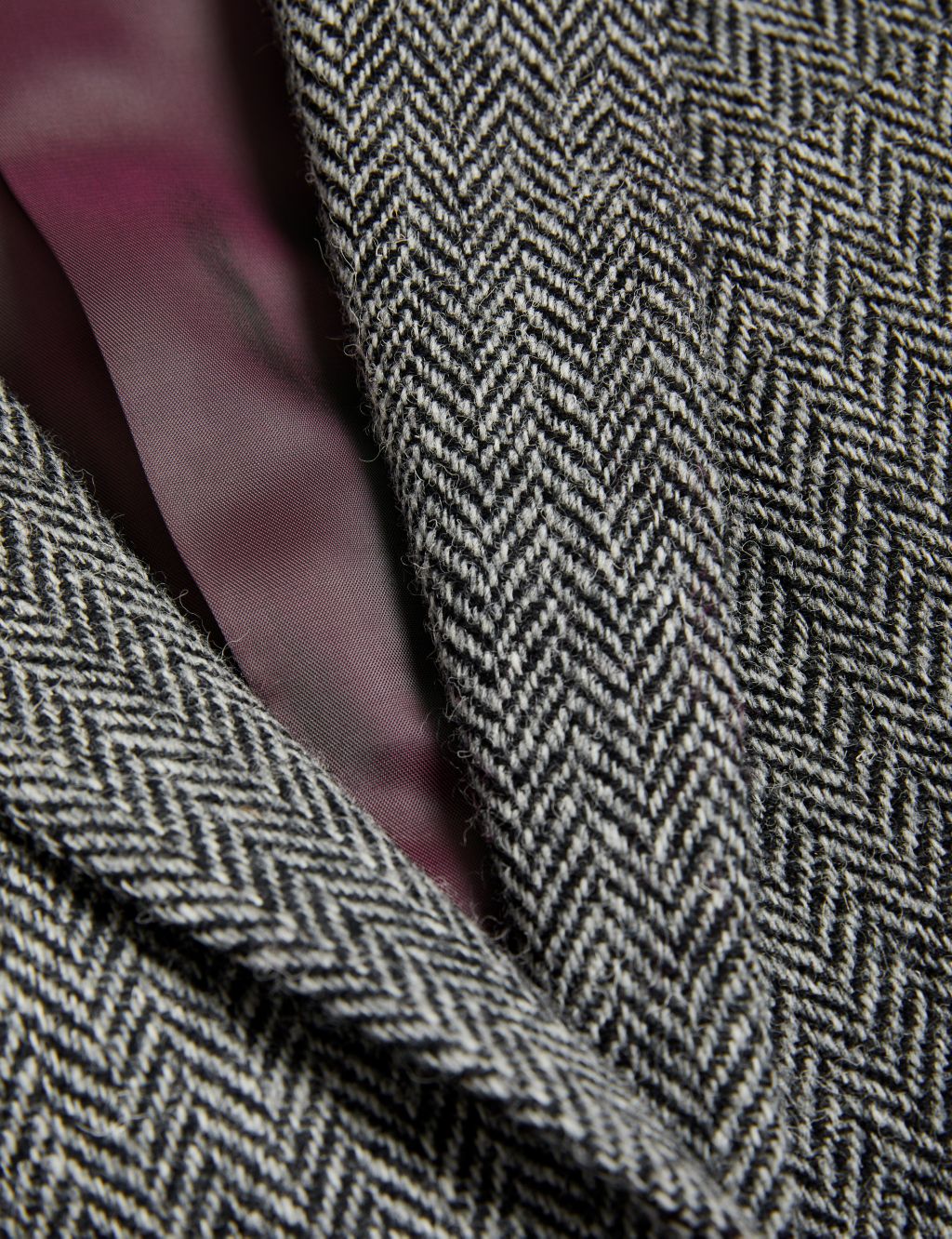 British Pure Wool Herringbone Blazer image 5