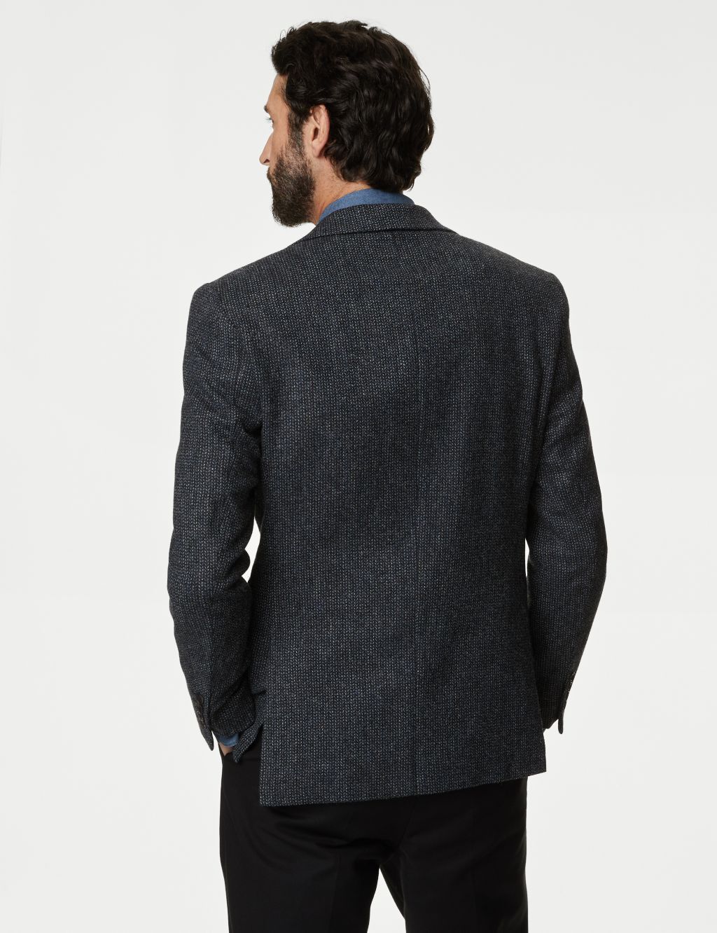 Wool Rich Textured Blazer image 6