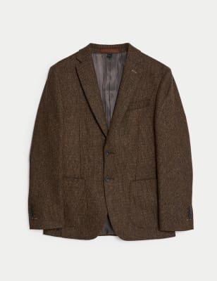 Wool Rich Textured Blazer