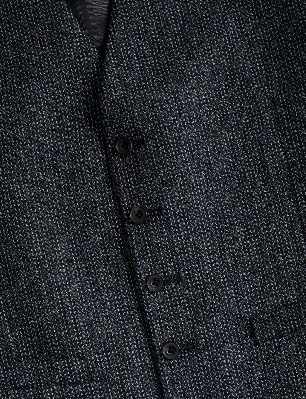 British Wool Rich Textured Waistcoat image 6