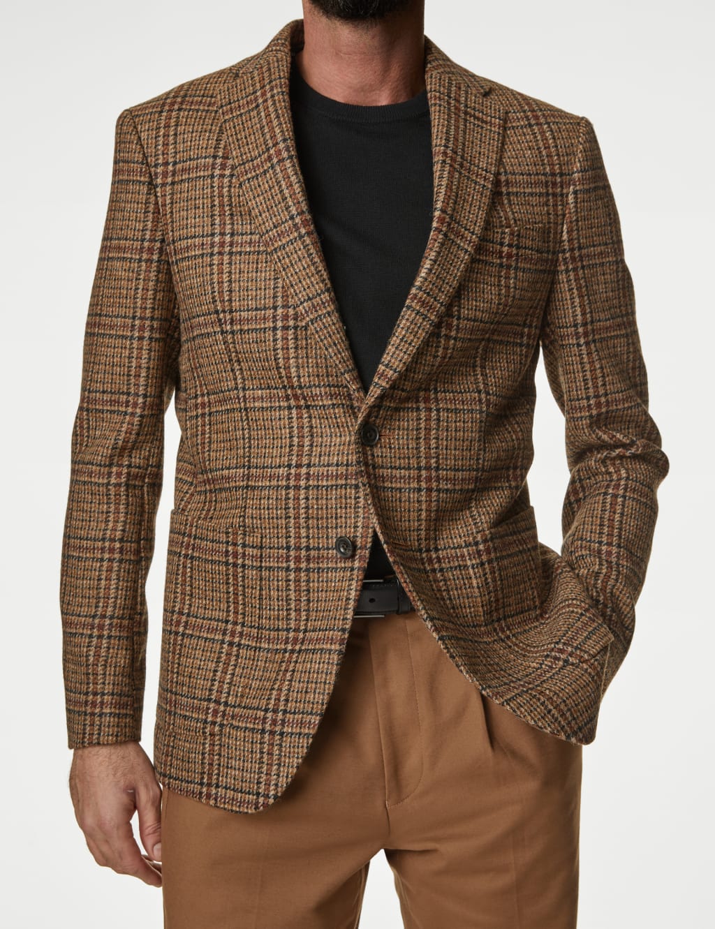 Men's Wool Blazers M&S