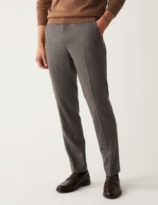 Grey Wool Trousers