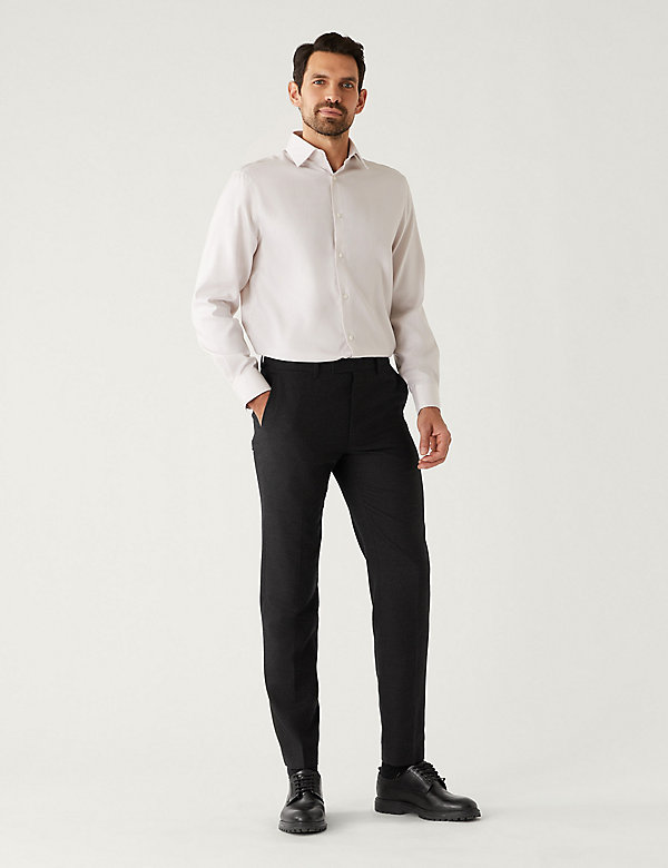 Pure Wool Flannel Trousers - HR
