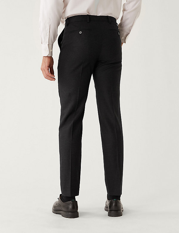 Pure Wool Flannel Trousers - AE