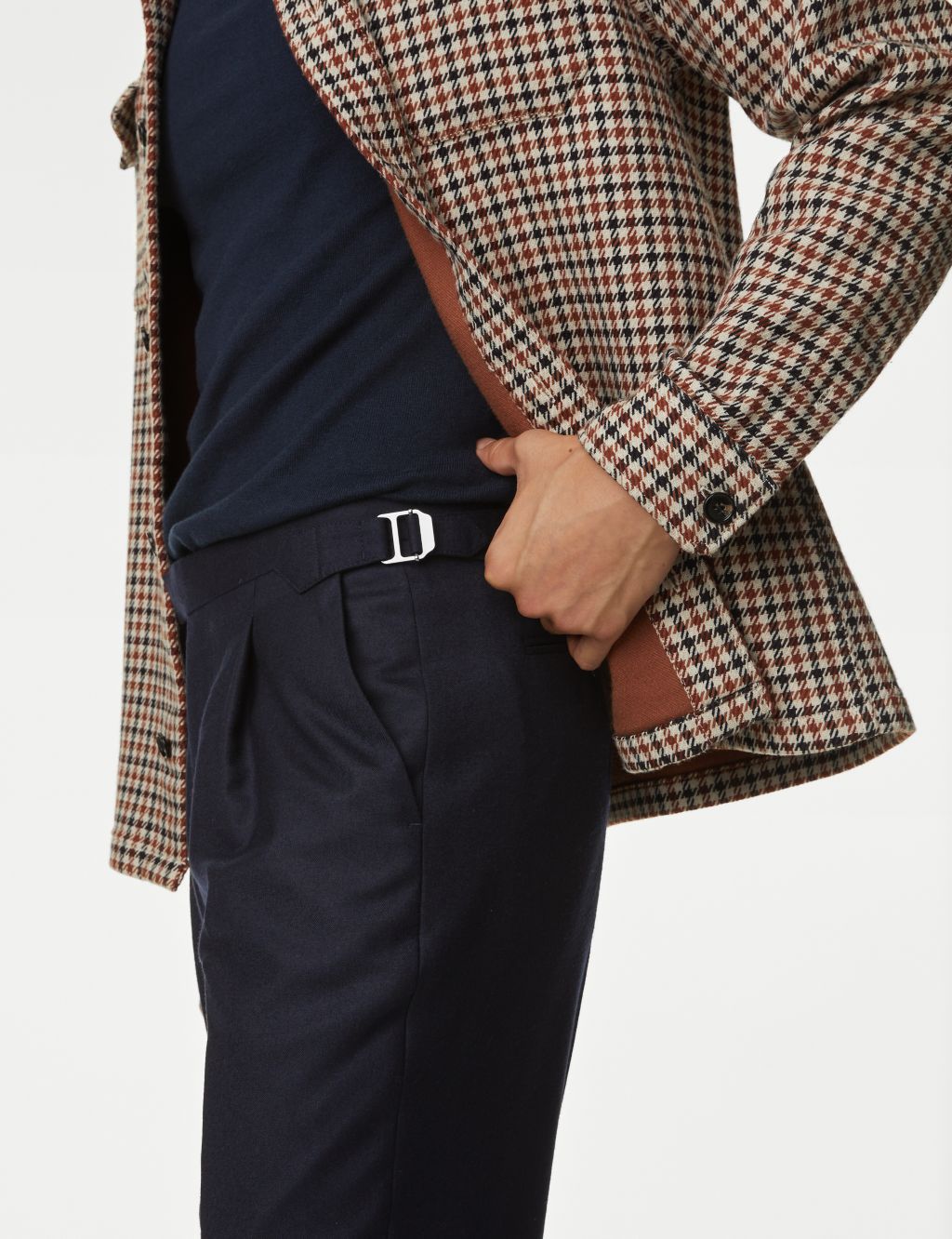 Pure Wool Flannel Trousers image 4