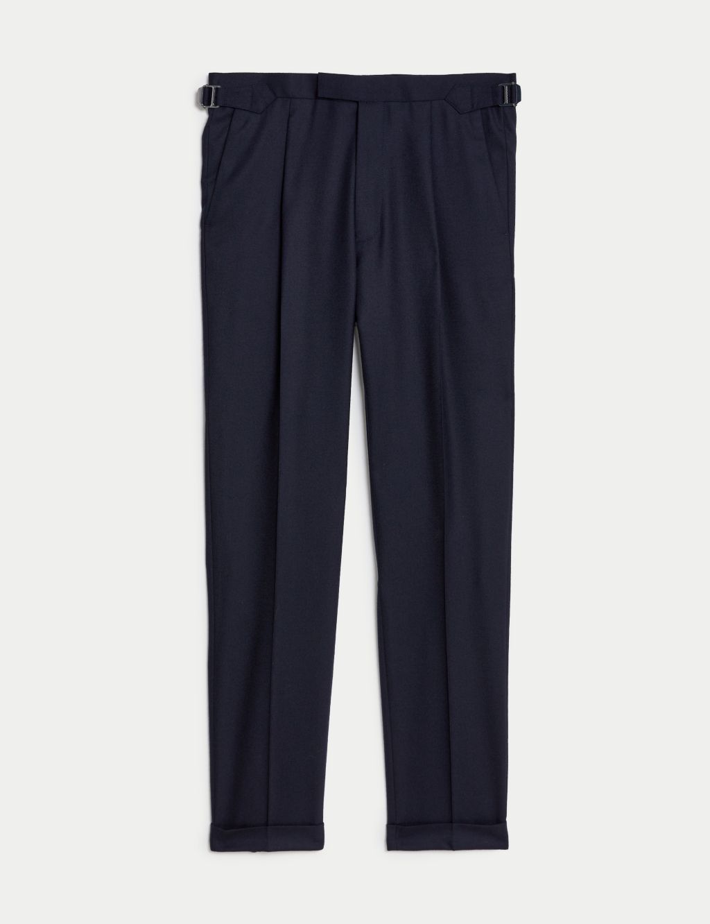 Pure Wool Flannel Trousers image 9