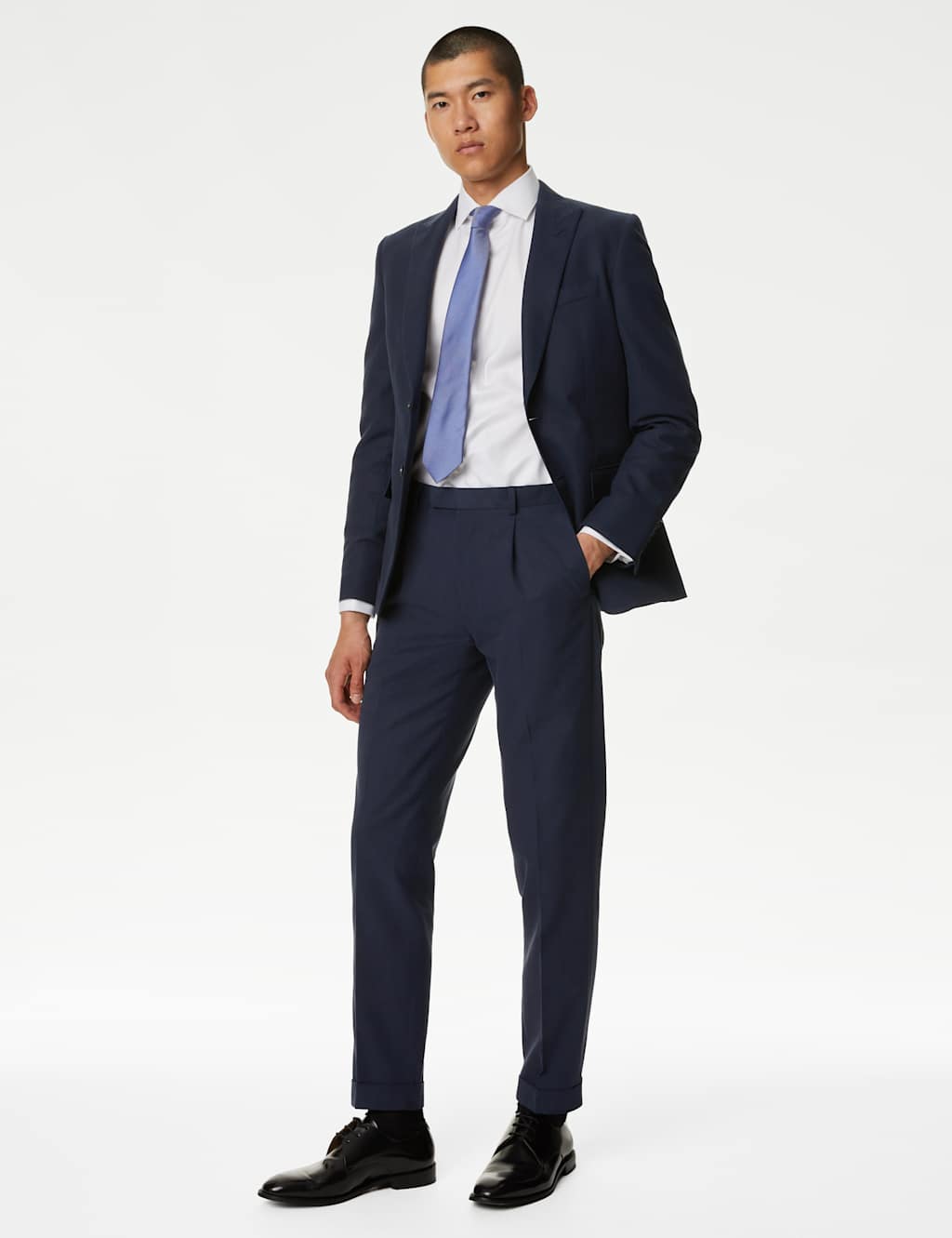 Cotton Blend Trousers image 7
