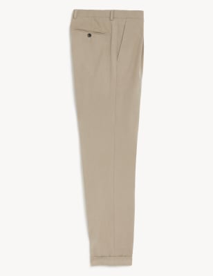 Cotton Blend Trousers