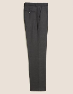 Tailored Fit Flat Front Trousers