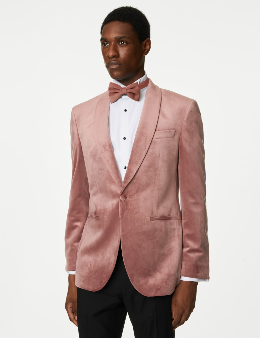 Slim Fit Velvet Jacket image 4