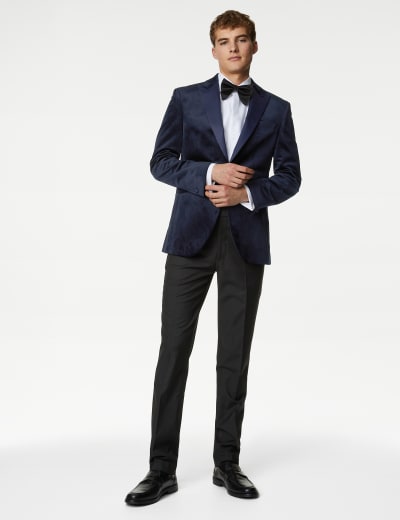 Slim Fit Velvet Tuxedo Jacket