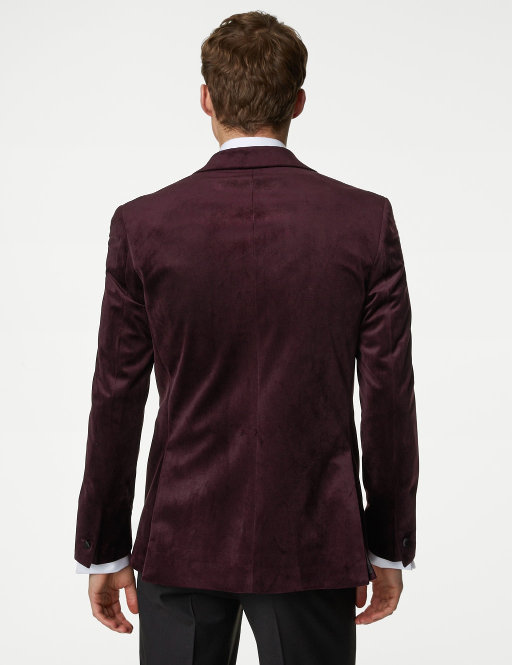 Slim Fit Velvet Tuxedo Jacket image 5