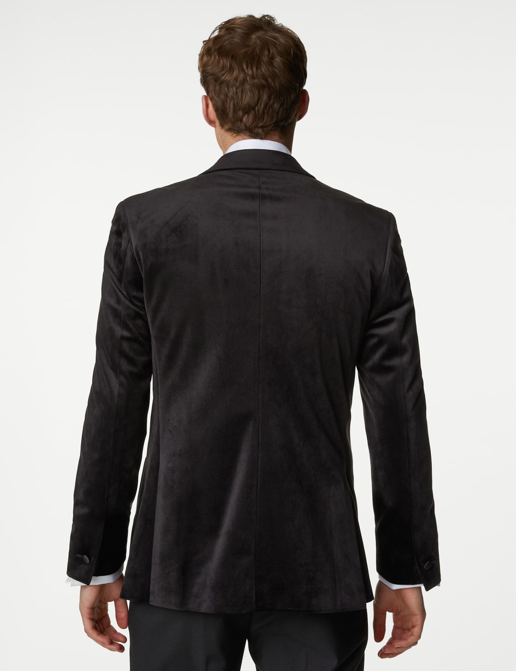 Slim Fit Velvet Tuxedo Jacket image 5