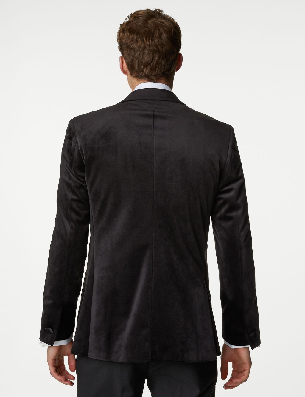 Slim Fit Velvet Tuxedo Jacket image 5