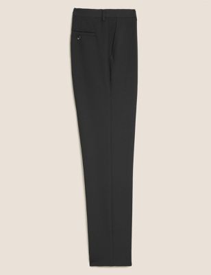 M&S Mens Slim Fit Flat Front Trousers